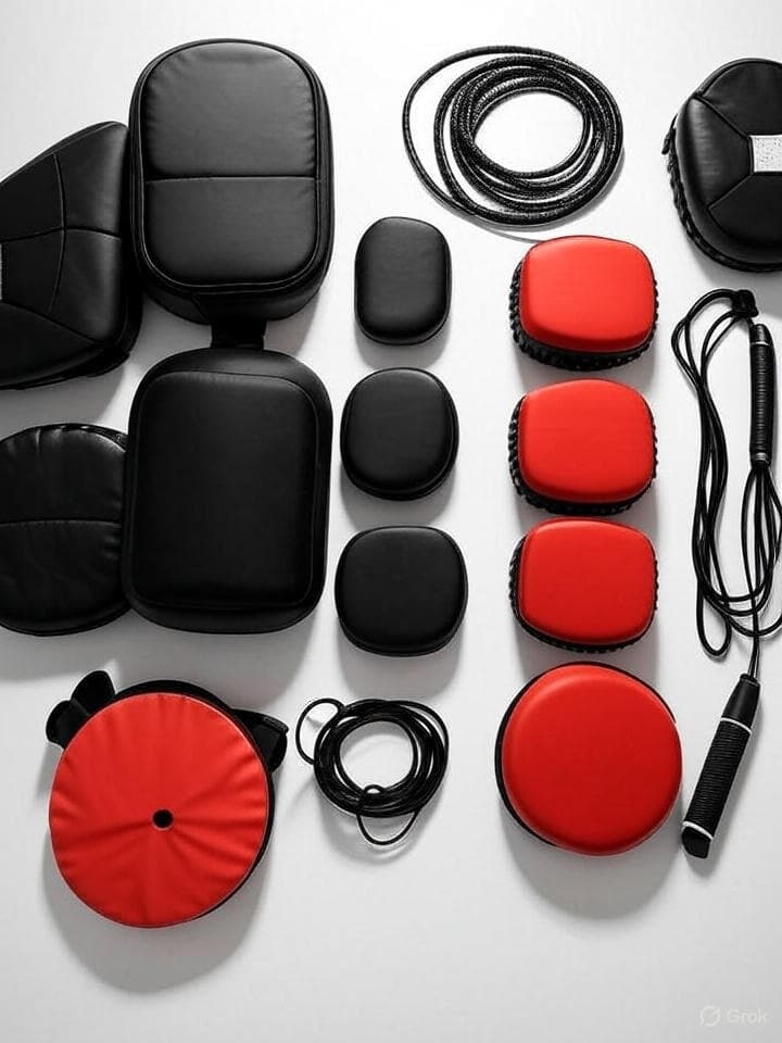 Official Samma Martial Arts Training Equipment – Focus Pads, Mitts, Kick Shield & Skipping Rope